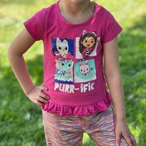 Gabby’s Dollhouse Tee T-Shirt, Kids/Girls 5/6